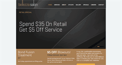 Desktop Screenshot of bellezzasalon-omaha.com